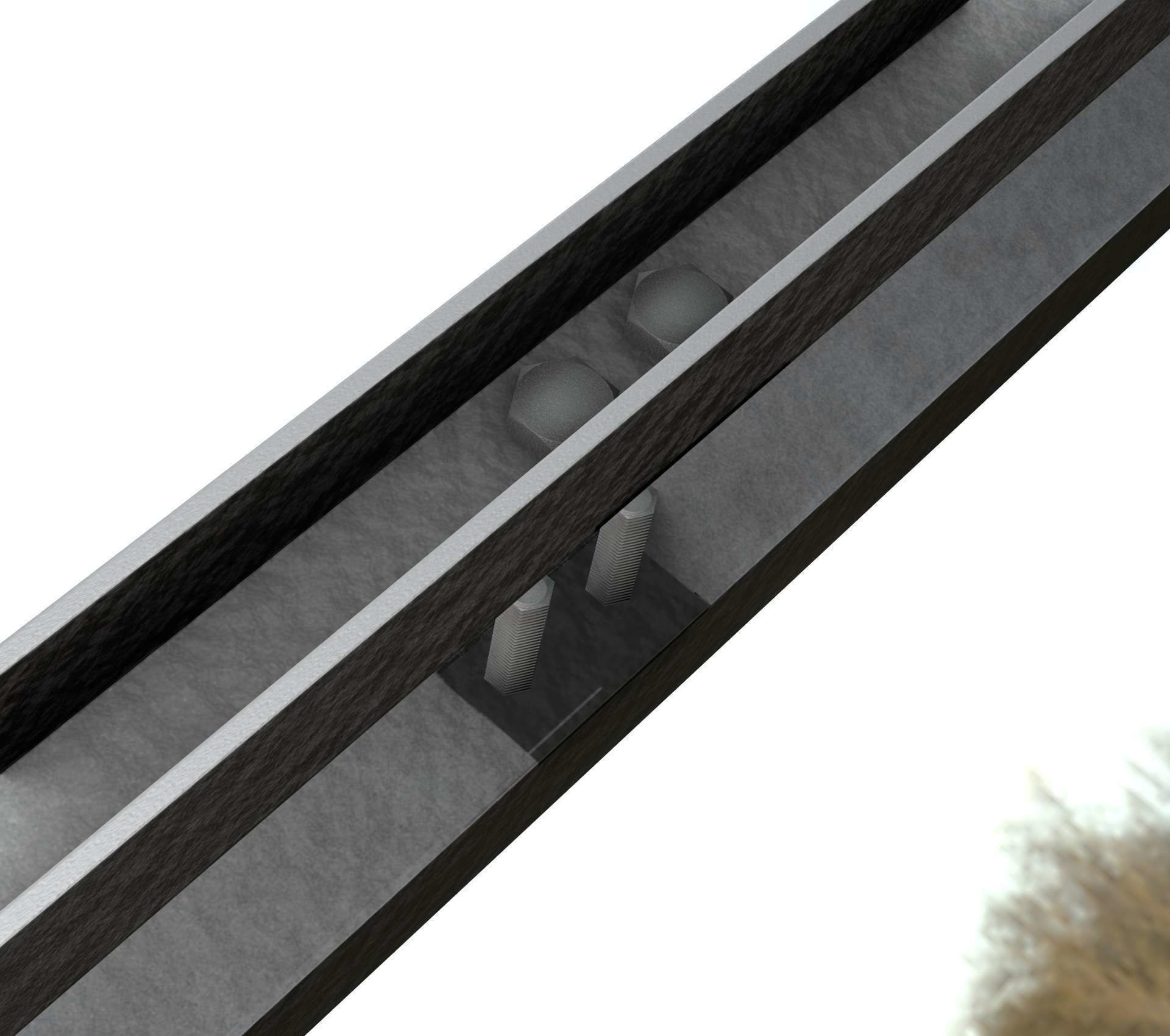 Power Pole Cross Connection 1 - Object 104 Low-poly 3D model_92