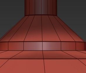 AERIN brass wall sconce with shade 3D model_5