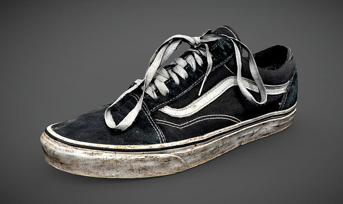 VANS Old Skool 3D Low-poly 3D model