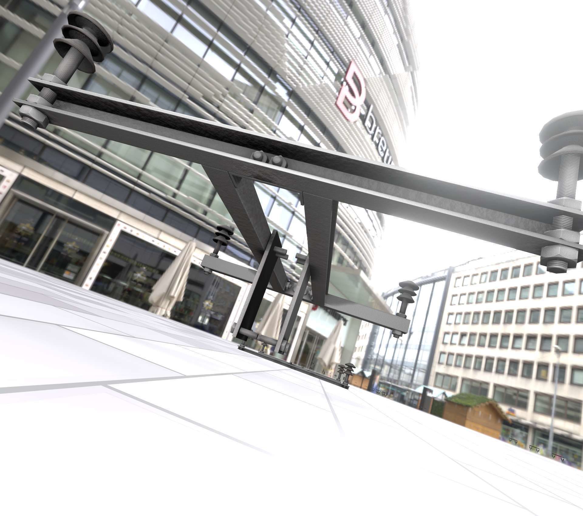 Electricity Poles Insulators 4 - Object 106 Low-poly 3D model_3