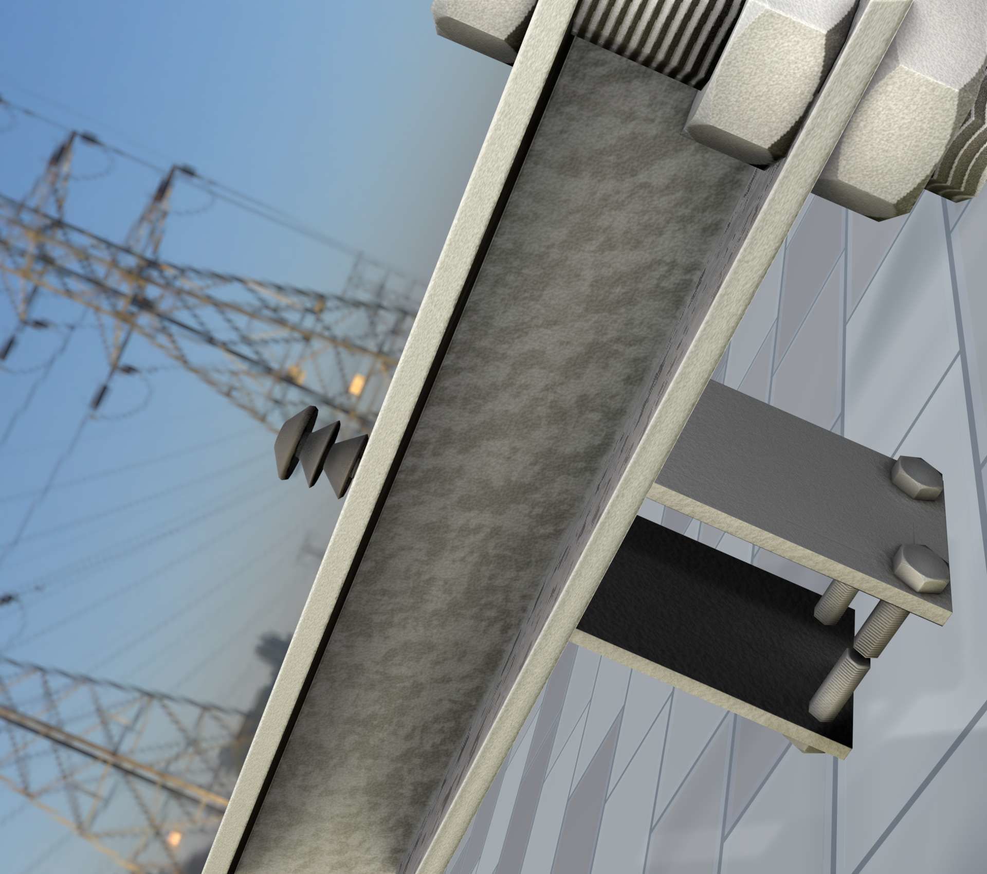 Electricity Poles Insulators 4 - Object 106 Low-poly 3D model_44