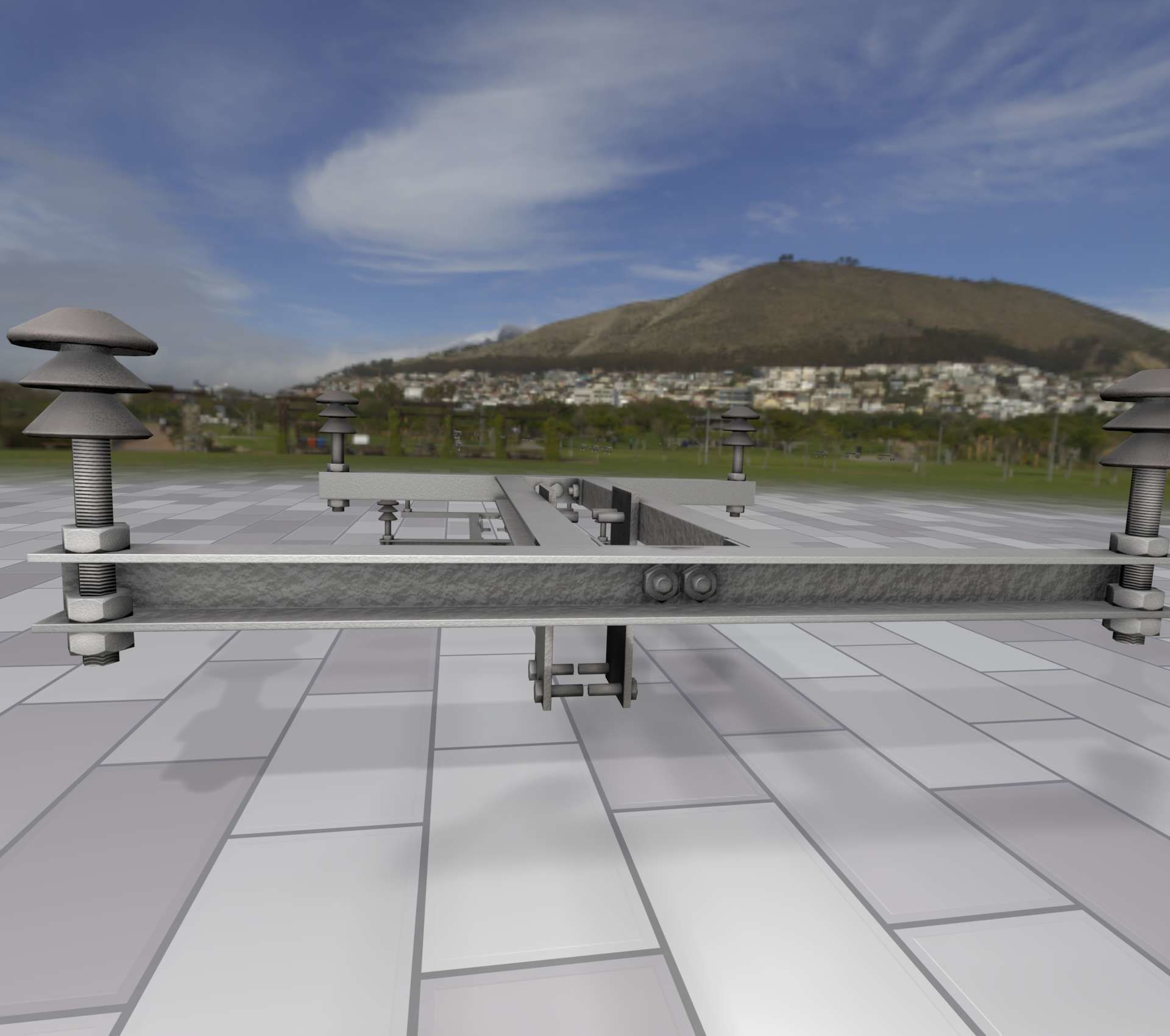 Electricity Poles Insulators 4 - Object 106 Low-poly 3D model_25