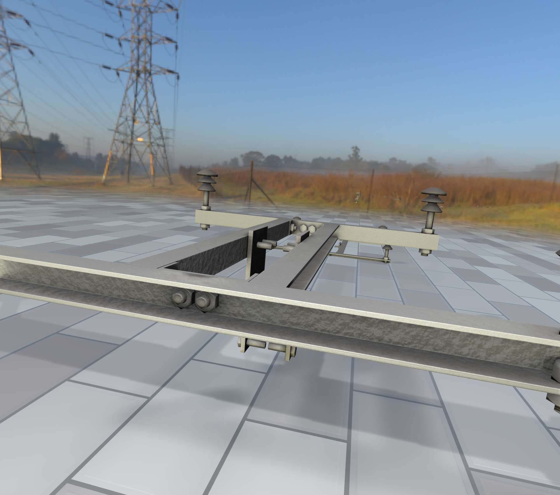 Electricity Poles Insulators 4 - Object 106 Low-poly 3D model_15