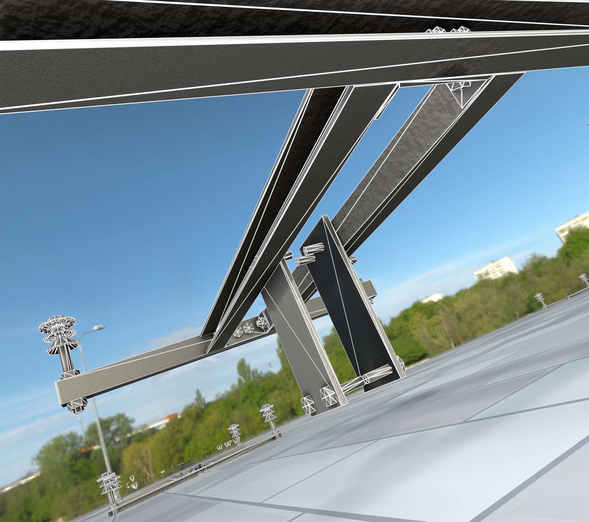 Electricity Poles Insulators 4 - Object 106 Low-poly 3D model_10