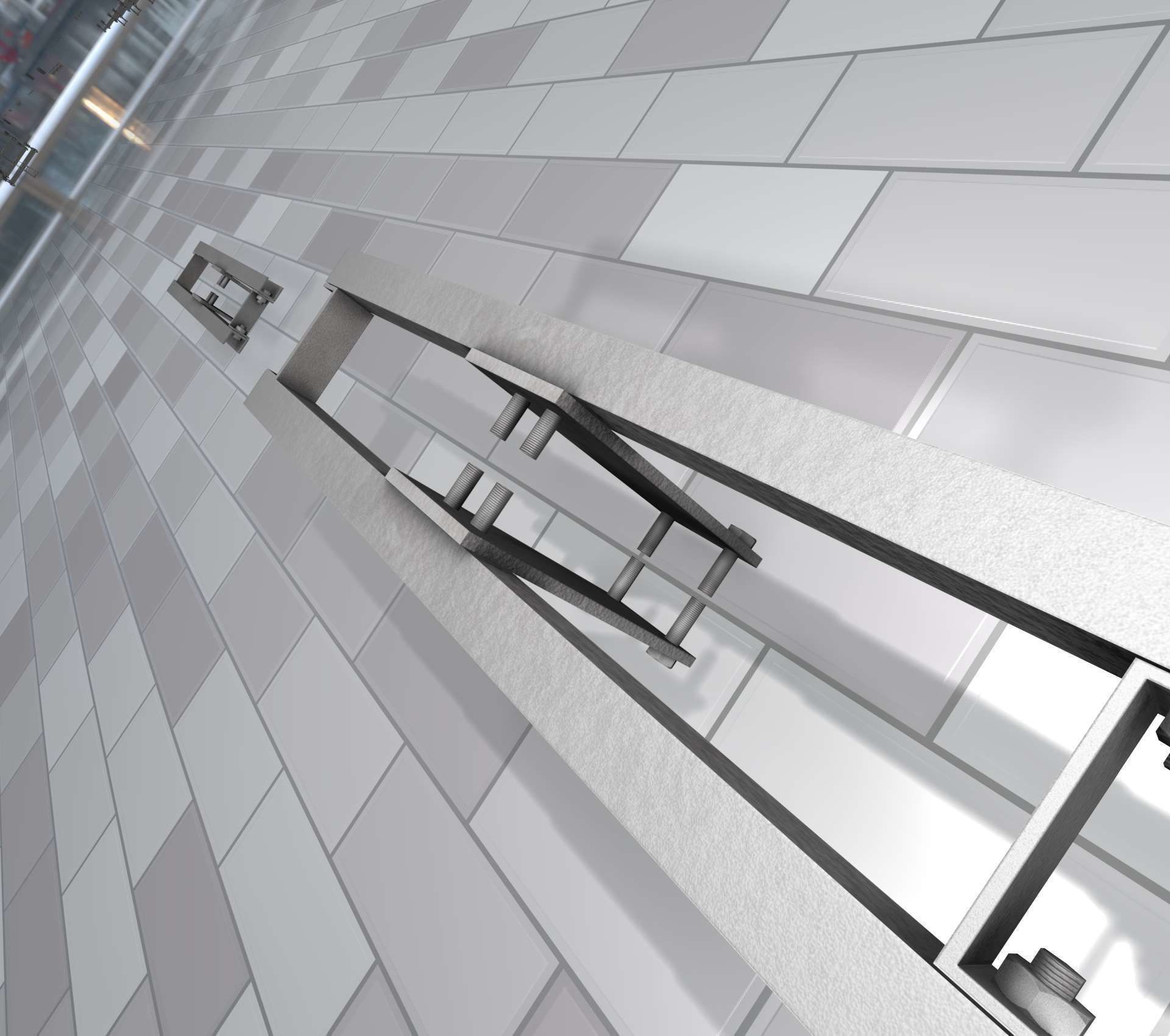 Power Pole Cross Connection 2 - Object 107 Low-poly 3D model_11