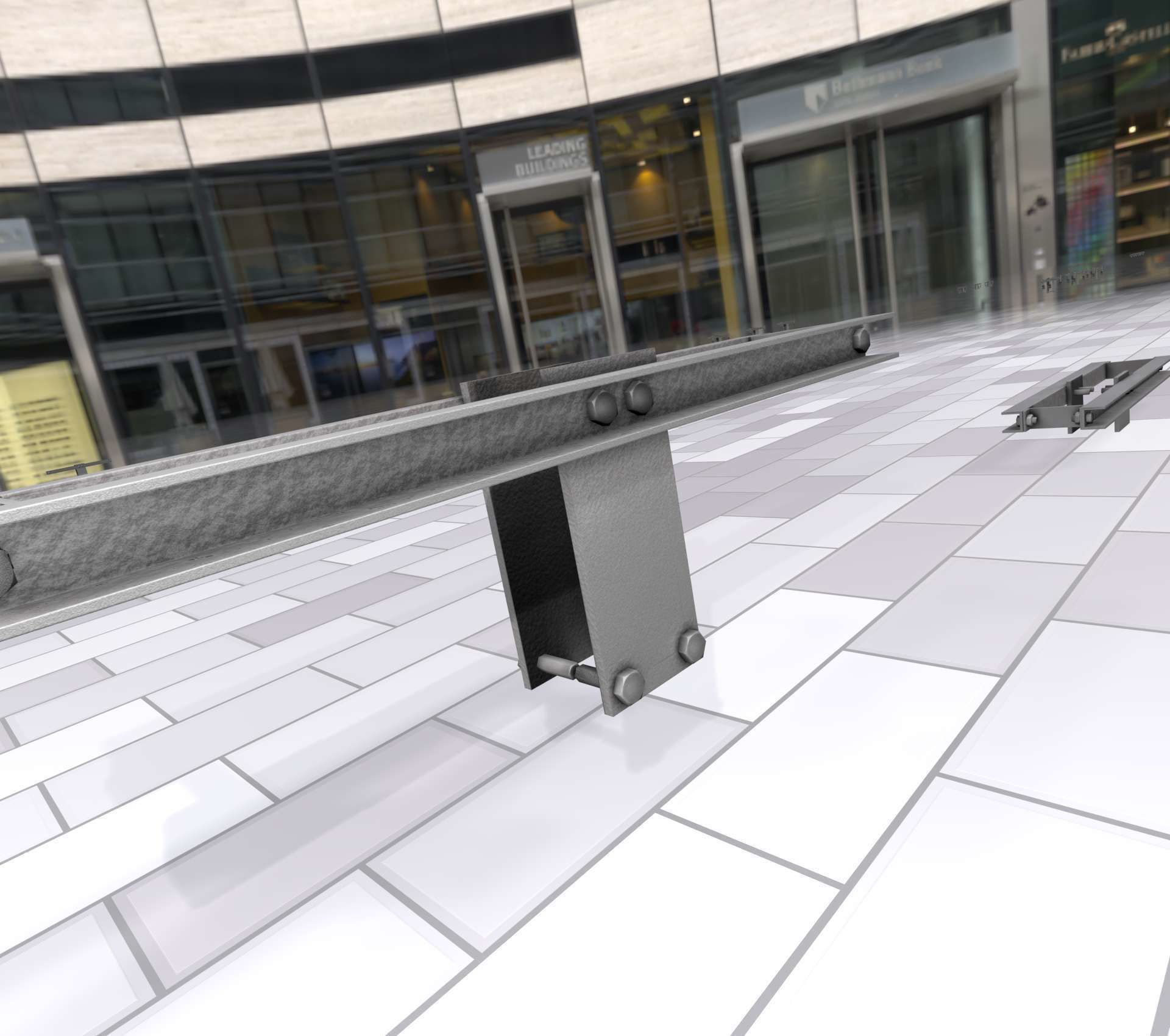 Power Pole Cross Connection 2 - Object 107 Low-poly 3D model_16