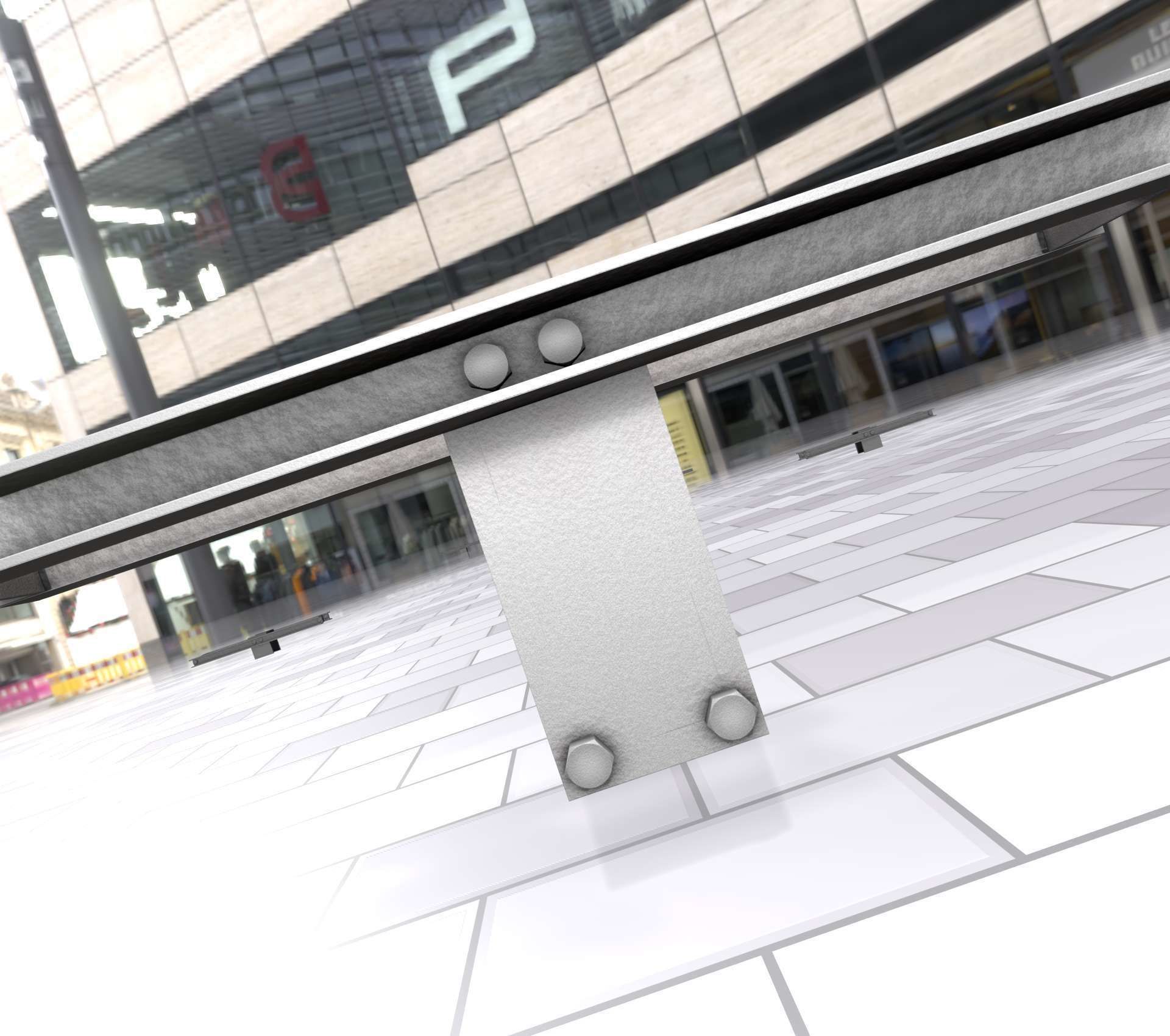 Power Pole Cross Connection 2 - Object 107 Low-poly 3D model_15