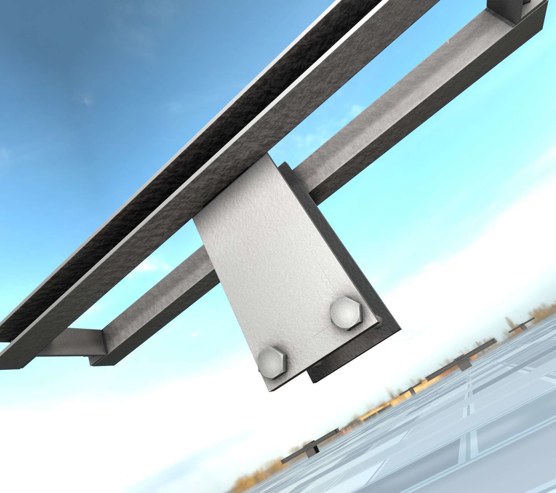 Power Pole Cross Connection 2 - Object 107 Low-poly 3D model_14