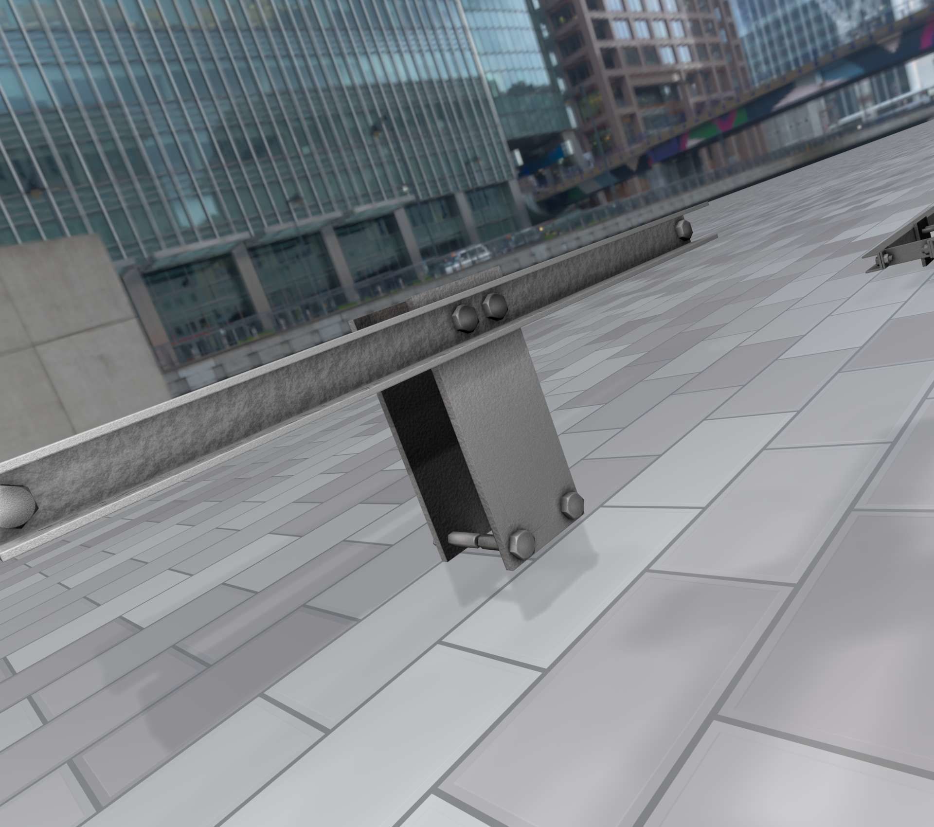 Power Pole Cross Connection 2 - Object 107 Low-poly 3D model_9