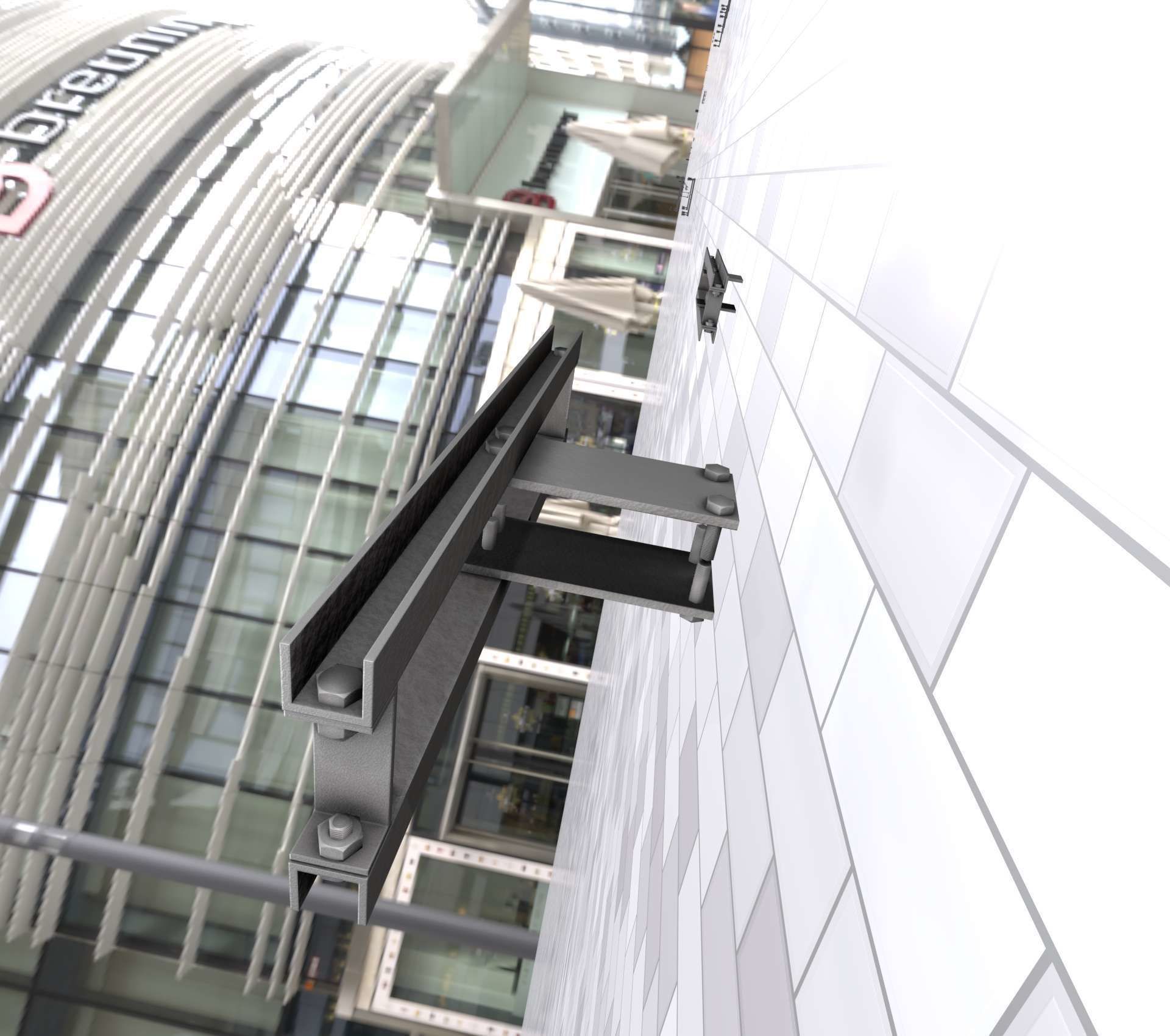 Power Pole Cross Connection 2 - Object 107 Low-poly 3D model_49