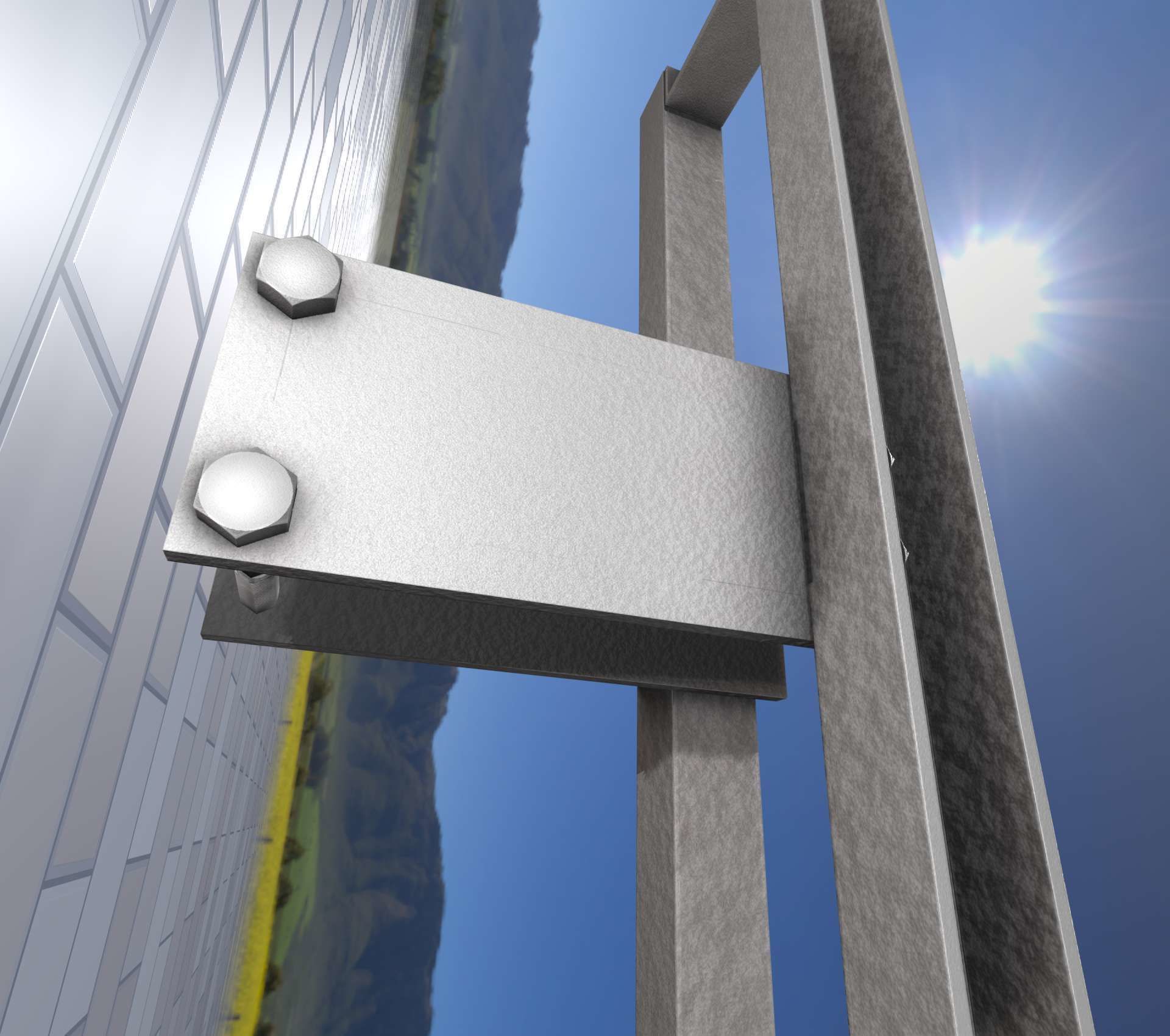 Power Pole Cross Connection 2 - Object 107 Low-poly 3D model_40