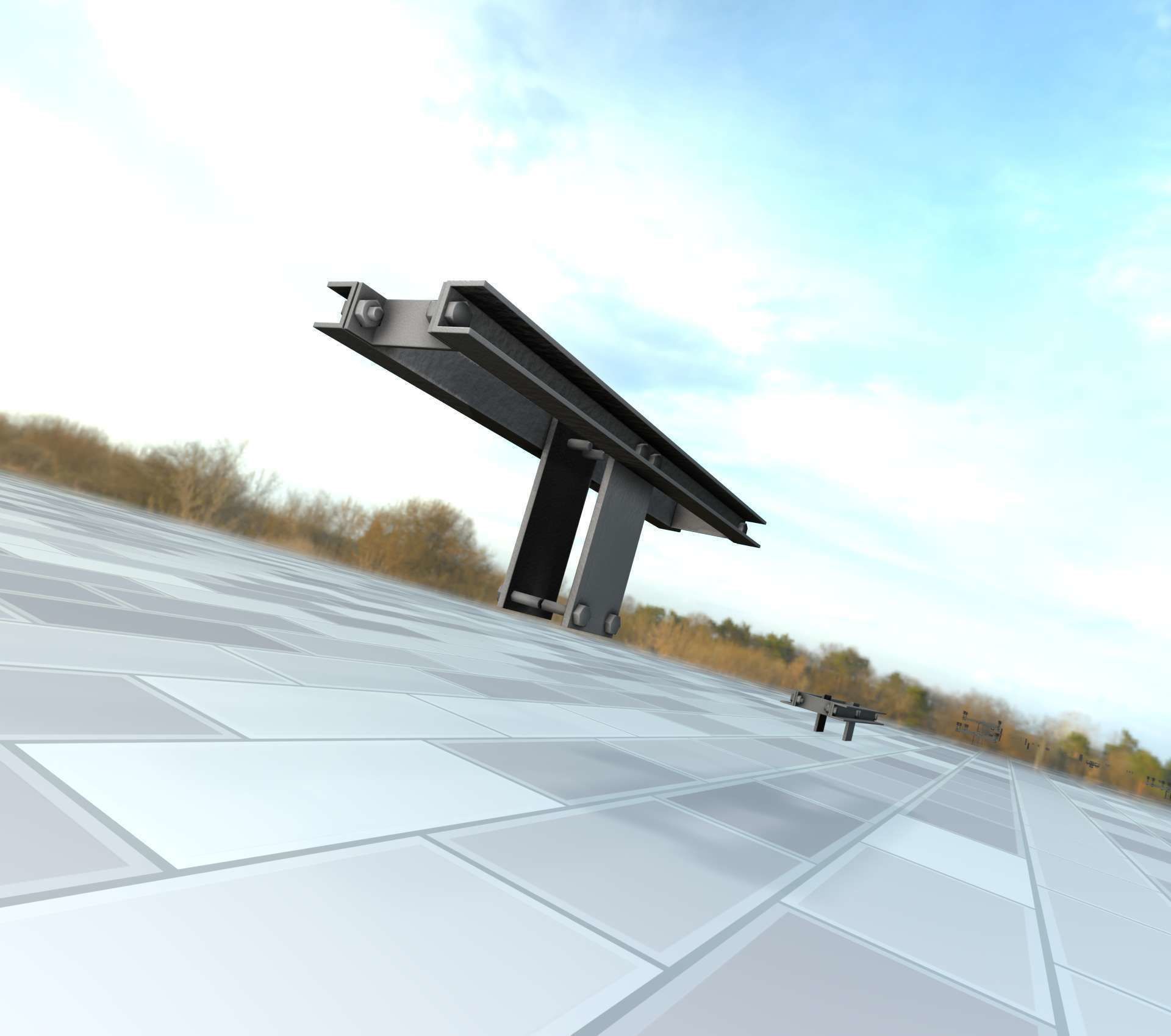 Power Pole Cross Connection 2 - Object 107 Low-poly 3D model_20