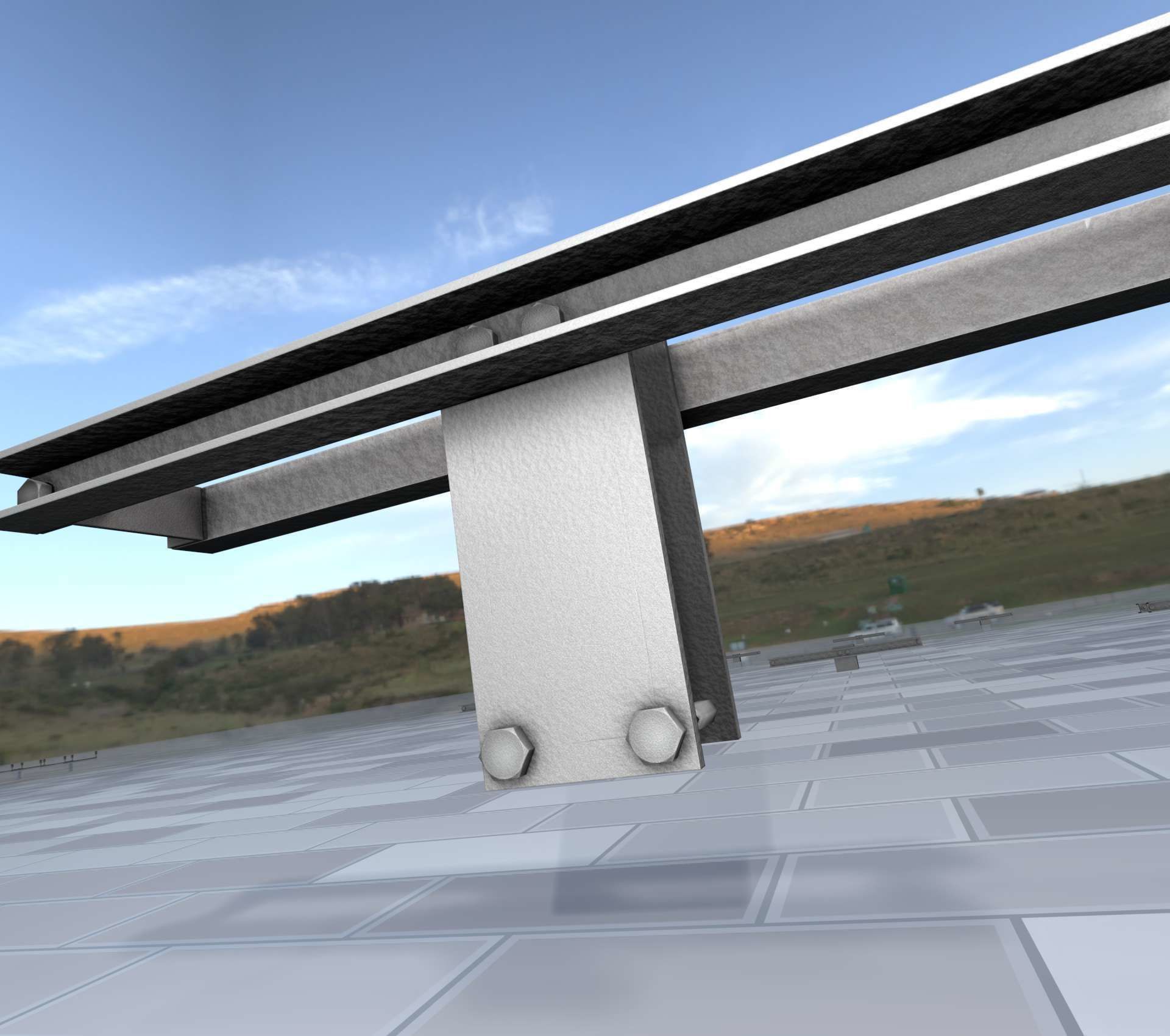 Power Pole Cross Connection 2 - Object 107 Low-poly 3D model_31