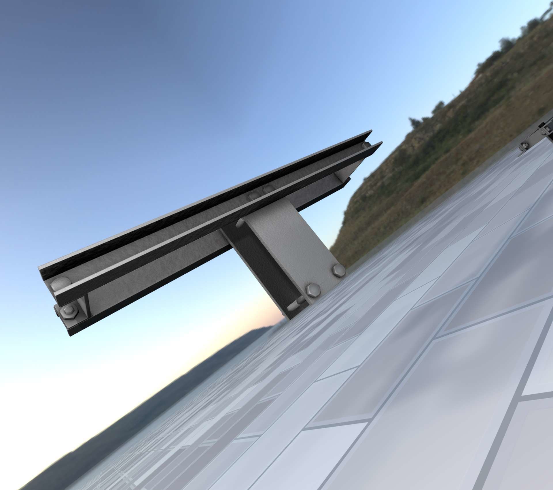 Power Pole Cross Connection 2 - Object 107 Low-poly 3D model_46