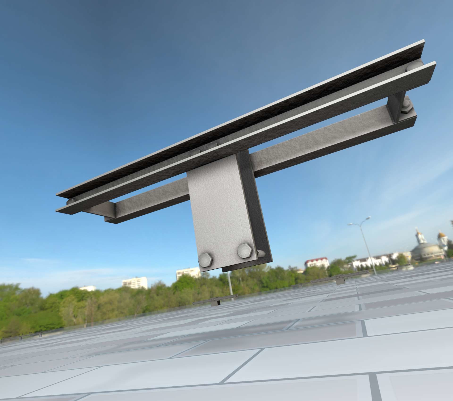 Power Pole Cross Connection 2 - Object 107 Low-poly 3D model_28