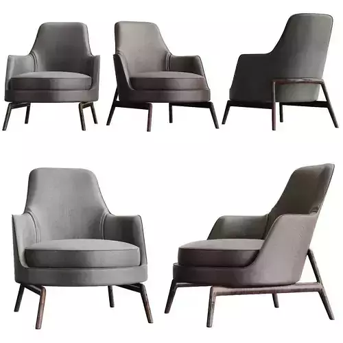 Flexform Leda Armchair 3d model