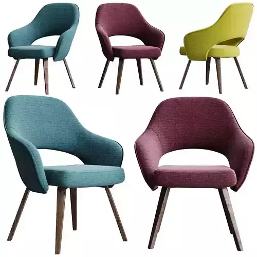 Saarinen Executive Arm Chair 3d model