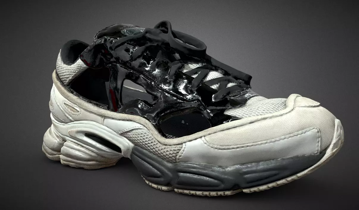Adidas X Raf Simons Replicant Ozweego Low-poly 3D model_0