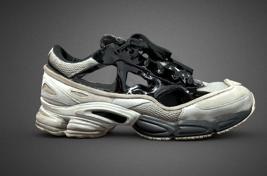 Adidas X Raf Simons Replicant Ozweego Low-poly 3D model_2