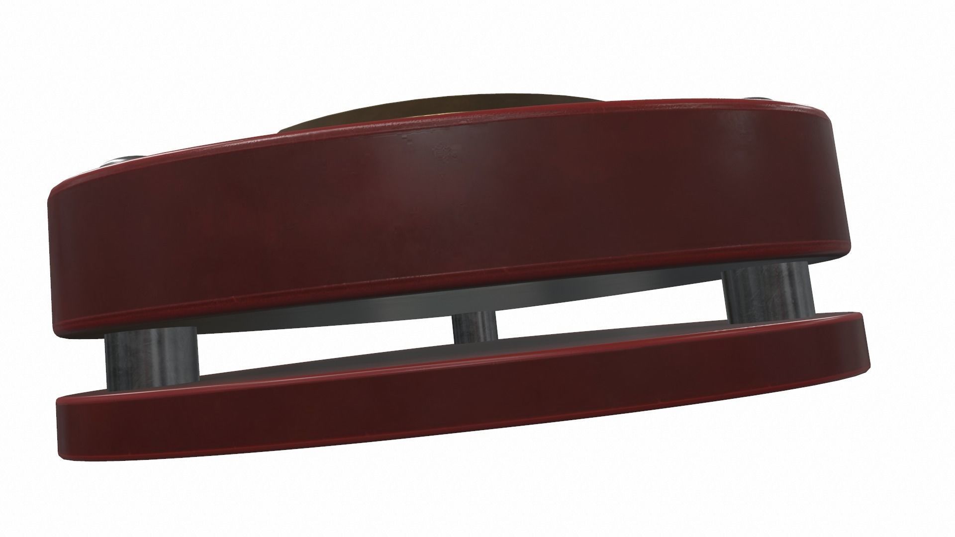 Curly ashtray 3D model_3