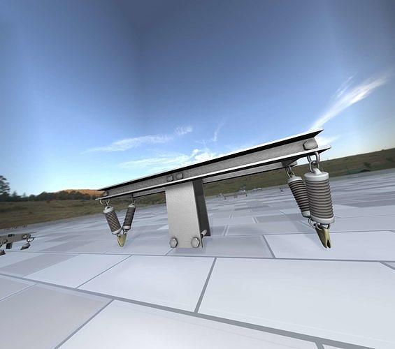 Electricity Poles Insulators 2 - Object 109 Low-poly 3D model