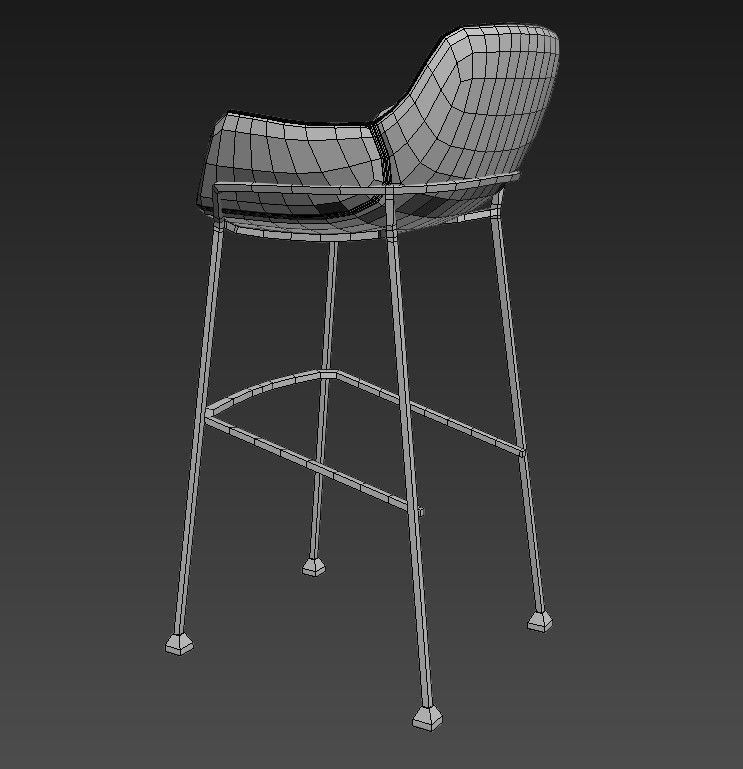 Oslo Bar Stool Deephouse 3d model 3D model_1