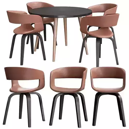 Nova Dining Chair Interstil 3d model