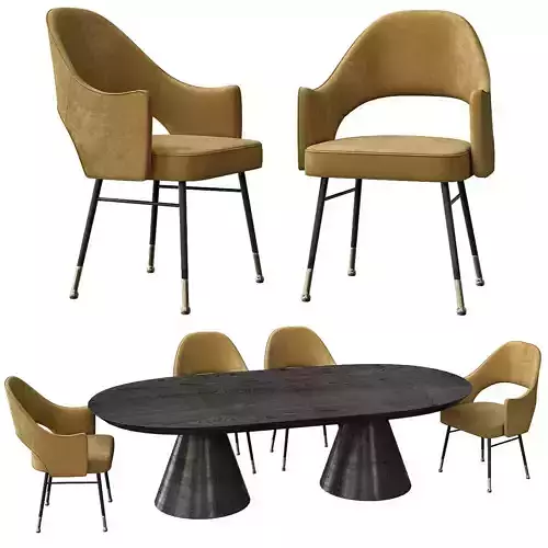 Kelly Wearstler Rigby Chair 3d model