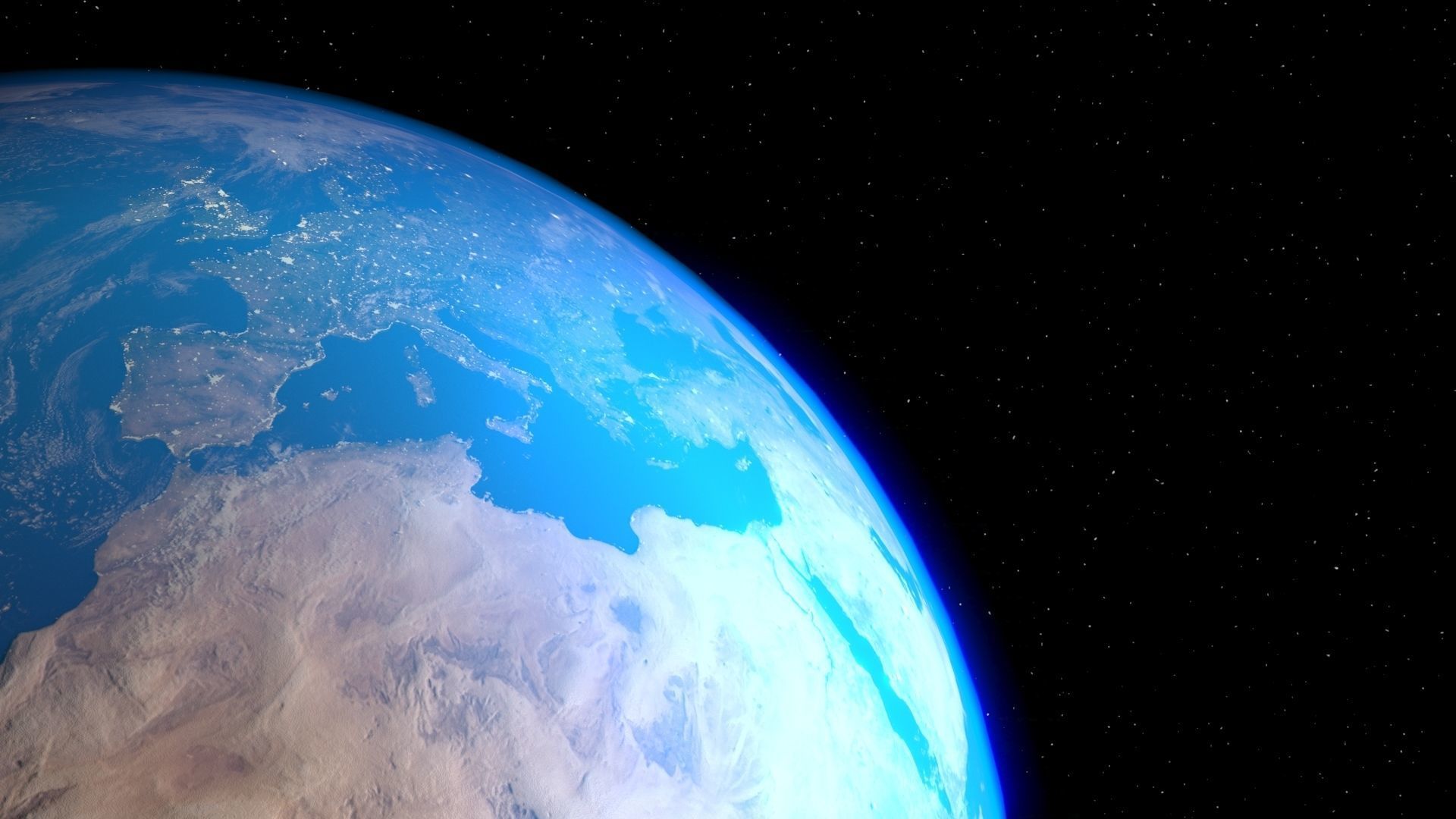 Planet Earth 3D model_7