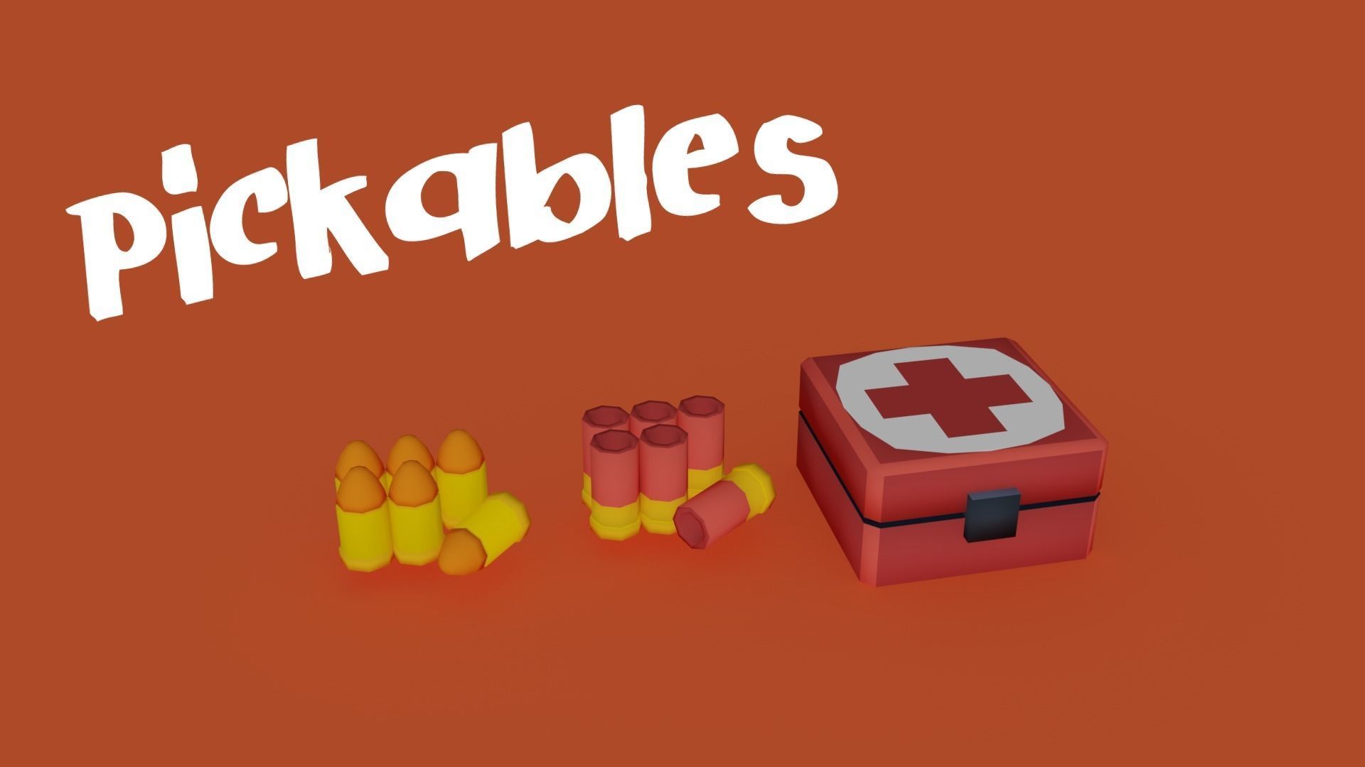 Toony Series - Tiny Guns - stylized weapon pack - 20 assets Low-poly 3D model_2