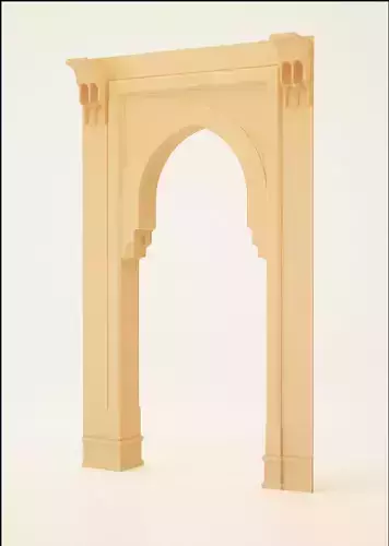 Islamic Ornamental Arch 3D model