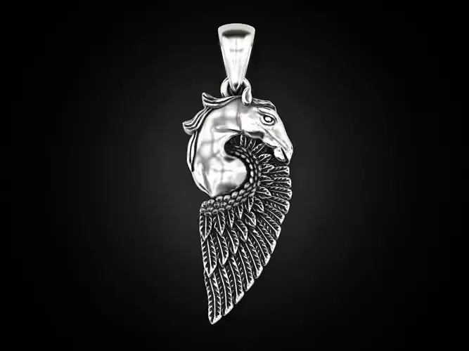 Pegasus Pendant 3D print model