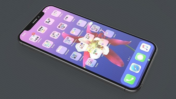 Apple iPhone 11 Max Space Grey 3D model