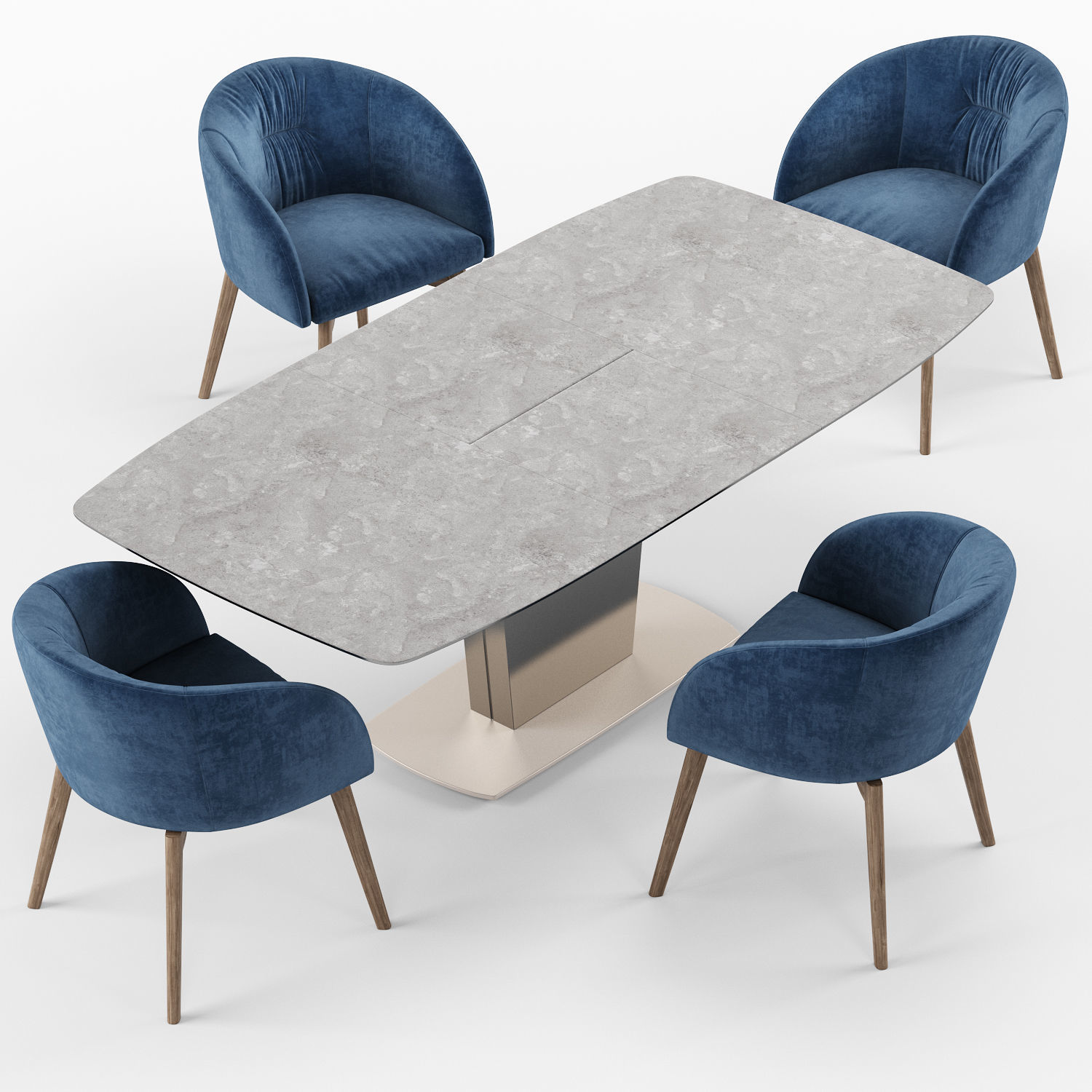 Rosie and Athos - calligaris connubia 3D model_4