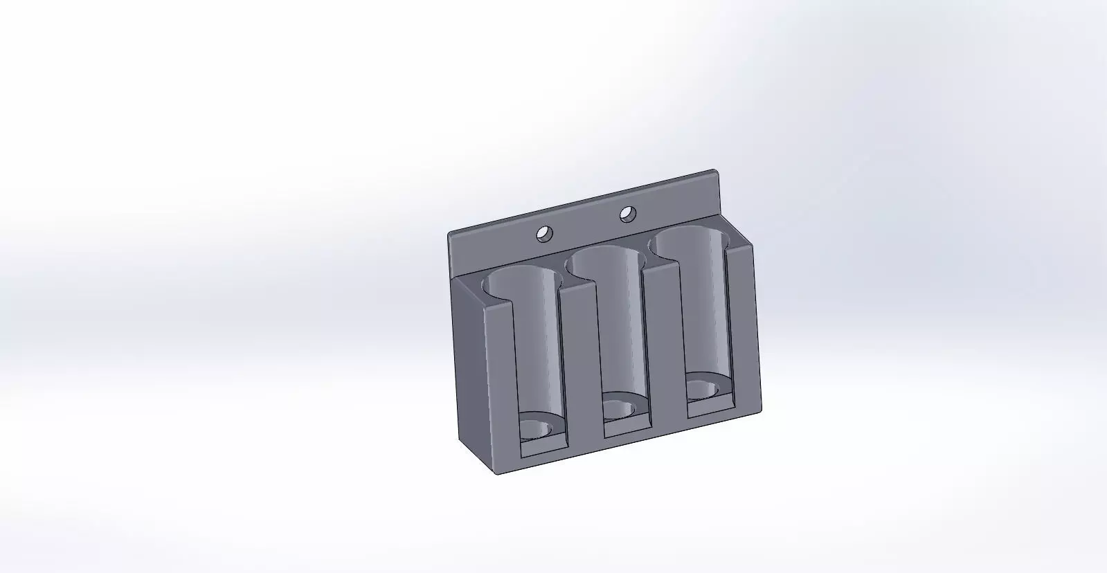 Large Dry Erase Marker Holder 3D print model_0