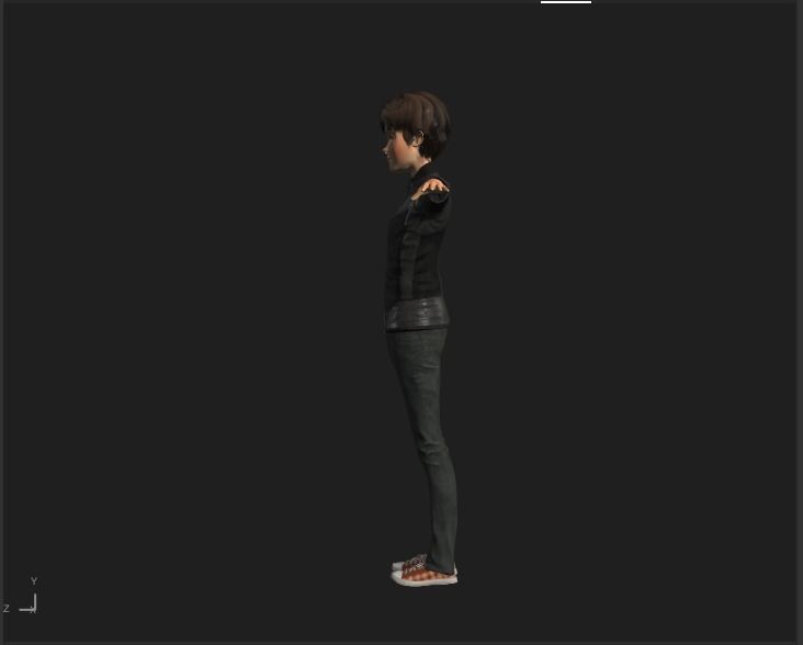 Teenage Boy Carson Lueders 3D model_2