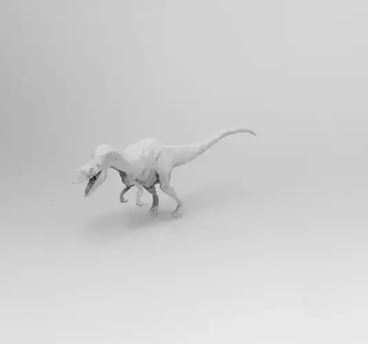 Allosaur t-rex running