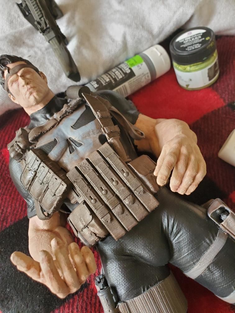 The Punisher Armory Fan Art Statue 3D print model_25
