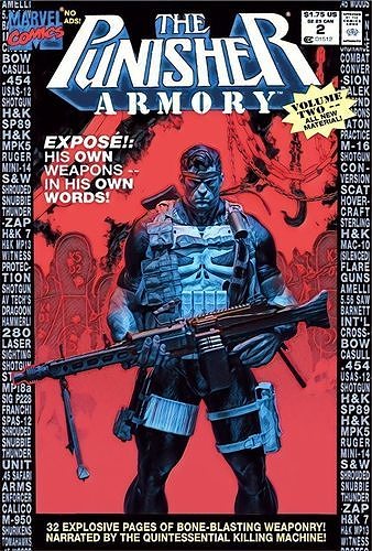 The Punisher Armory Fan Art Statue 3D print model