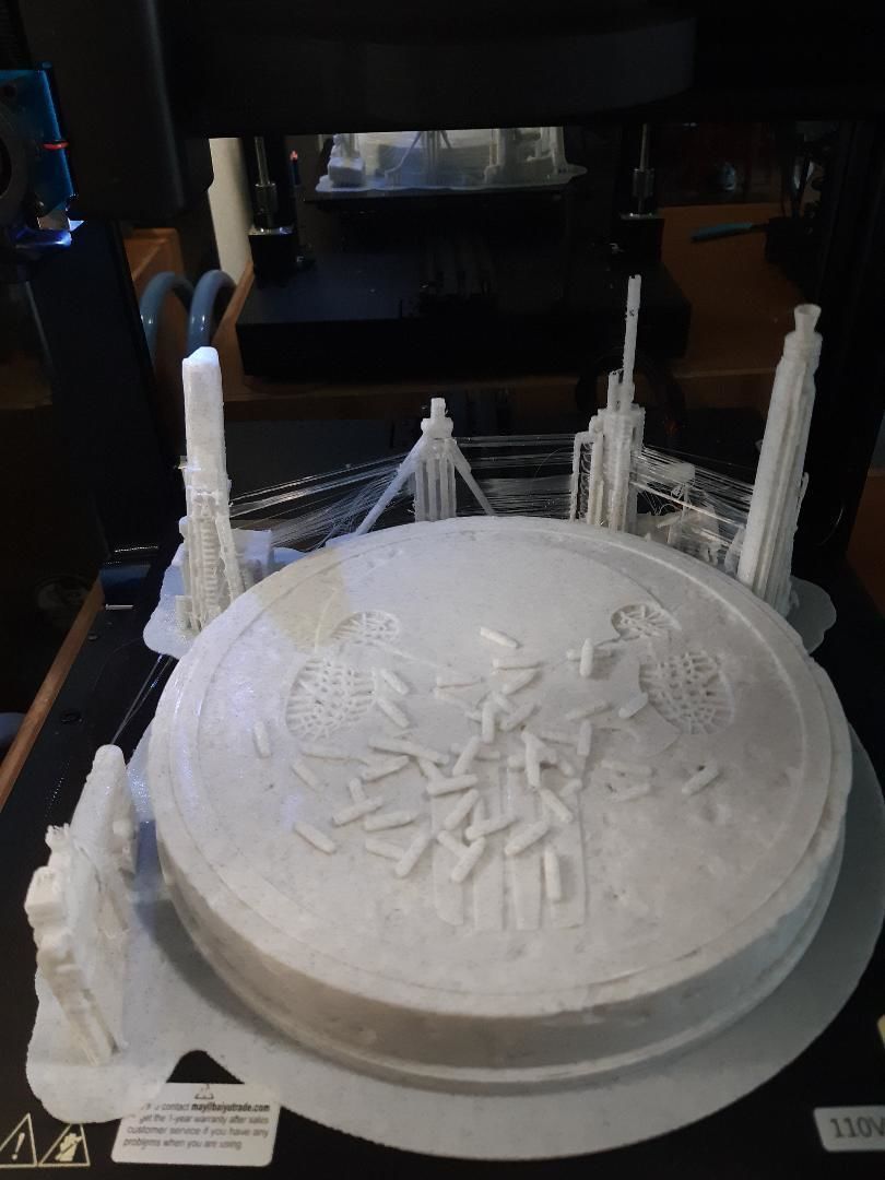 The Punisher Armory Fan Art Statue 3D print model_19