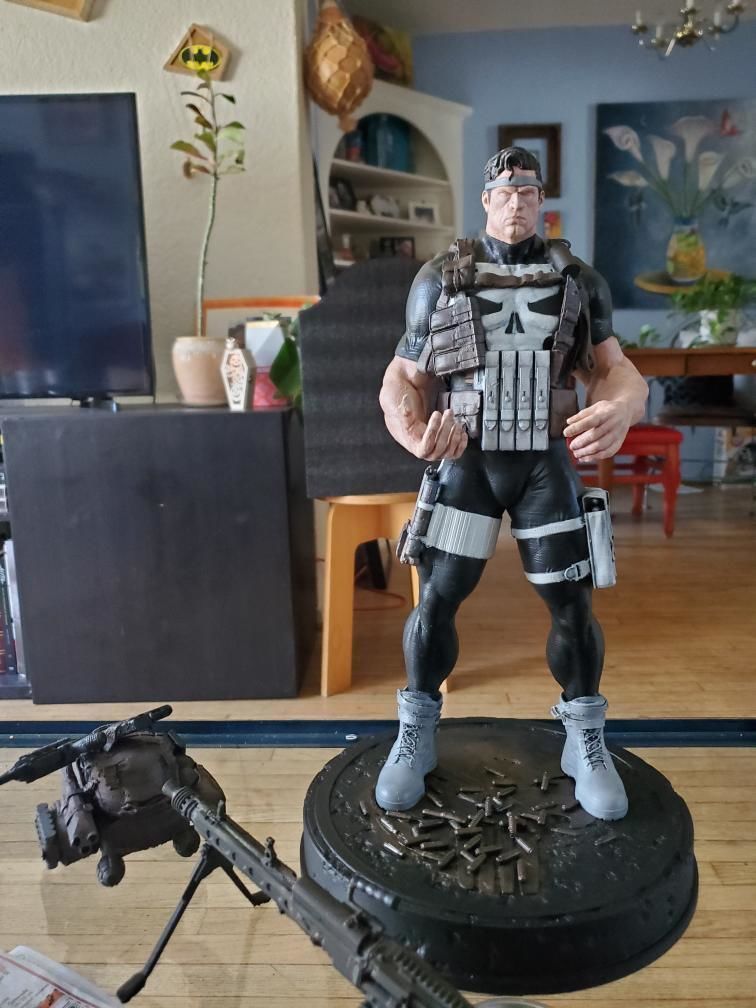 The Punisher Armory Fan Art Statue 3D print model_23