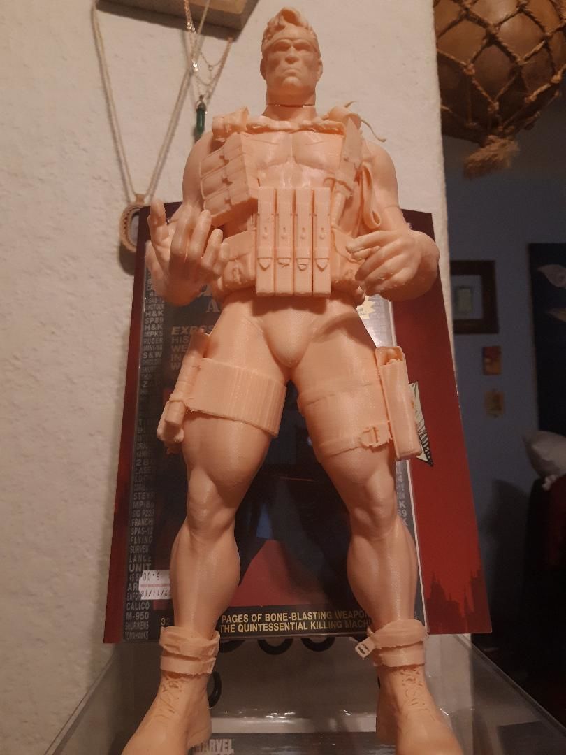 The Punisher Armory Fan Art Statue 3D print model_18