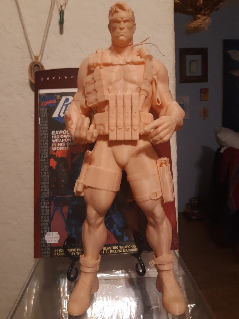 The Punisher Armory Fan Art Statue 3D print model_17