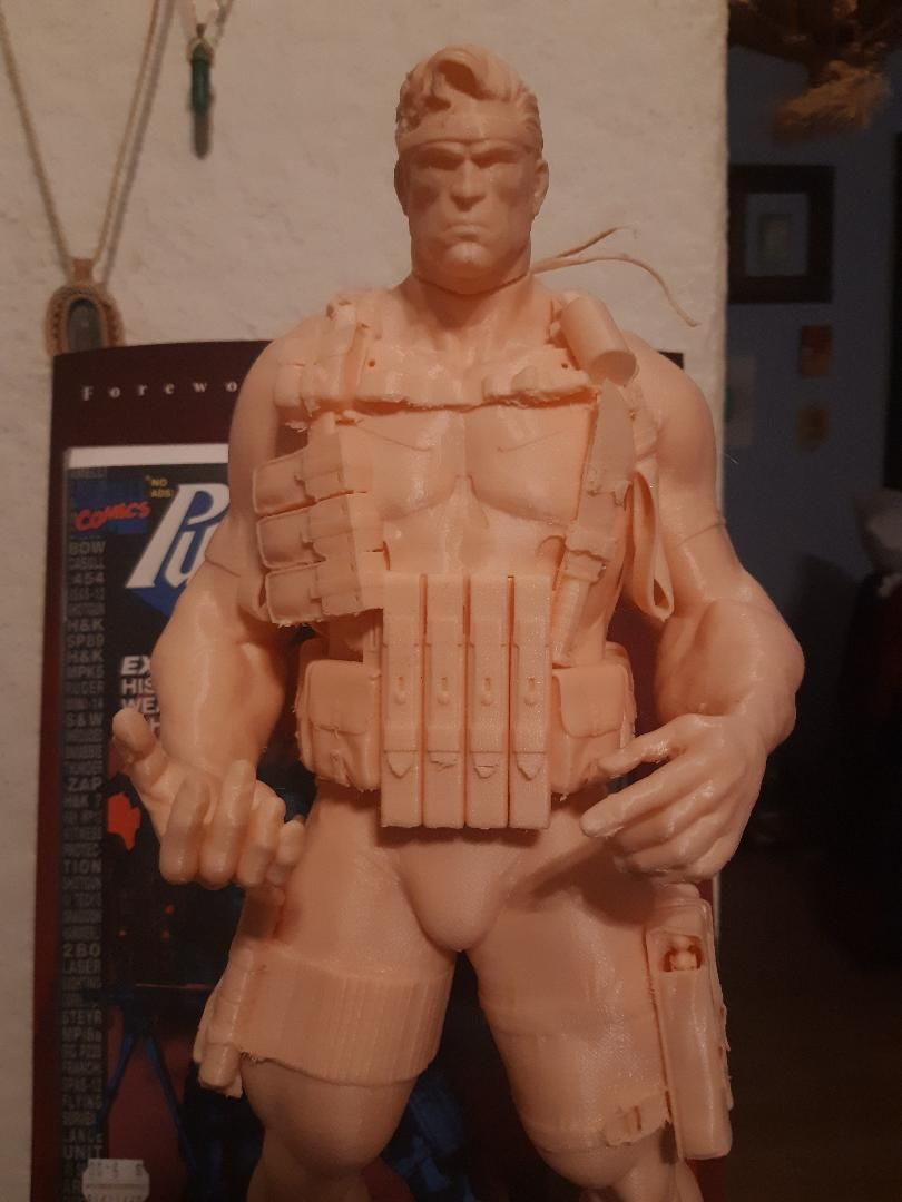 The Punisher Armory Fan Art Statue 3D print model_16