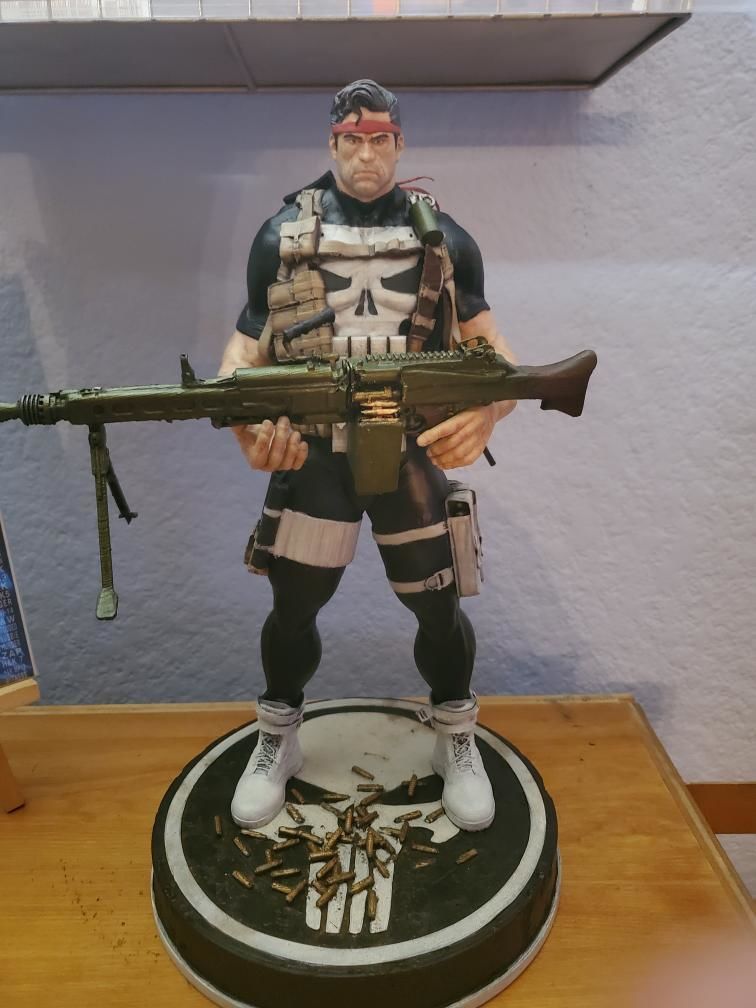 The Punisher Armory Fan Art Statue 3D print model_26