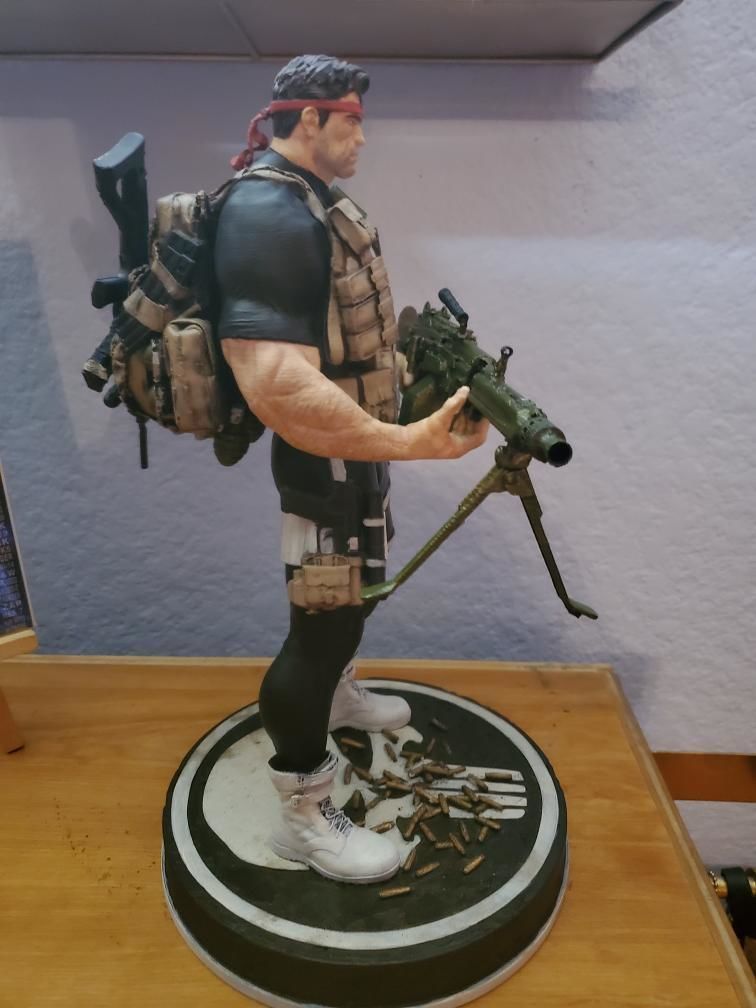 The Punisher Armory Fan Art Statue 3D print model_27