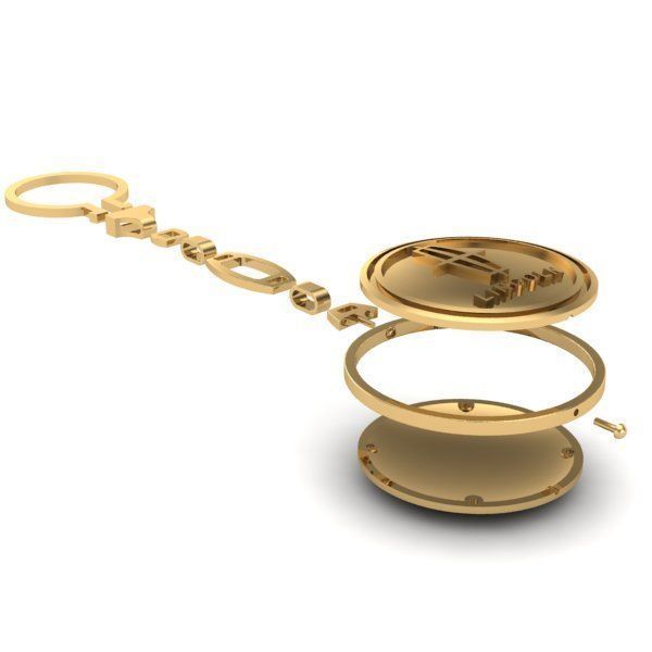 TRINKET KEYCHAIN 3D print model_3