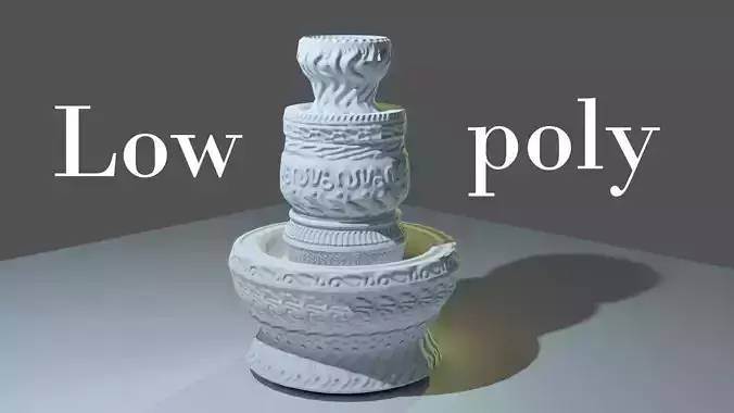 Ornament Low Poly High detail