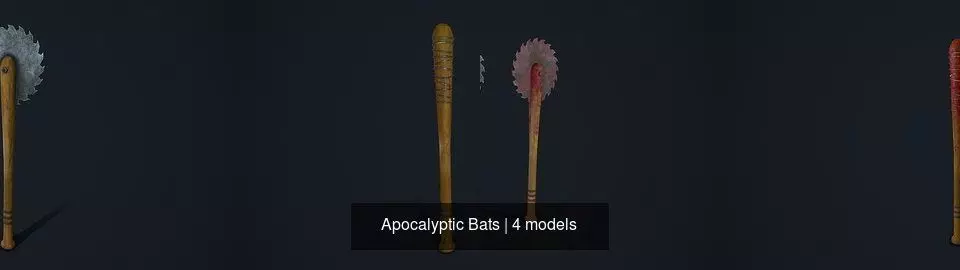 Apocalyptic Bats 3D Model Collection_5
