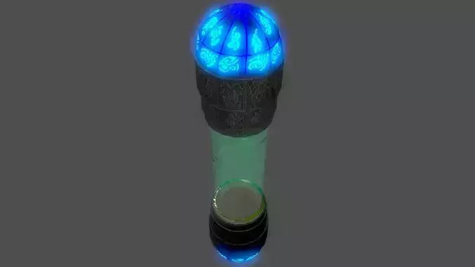 flask flashlight with lights